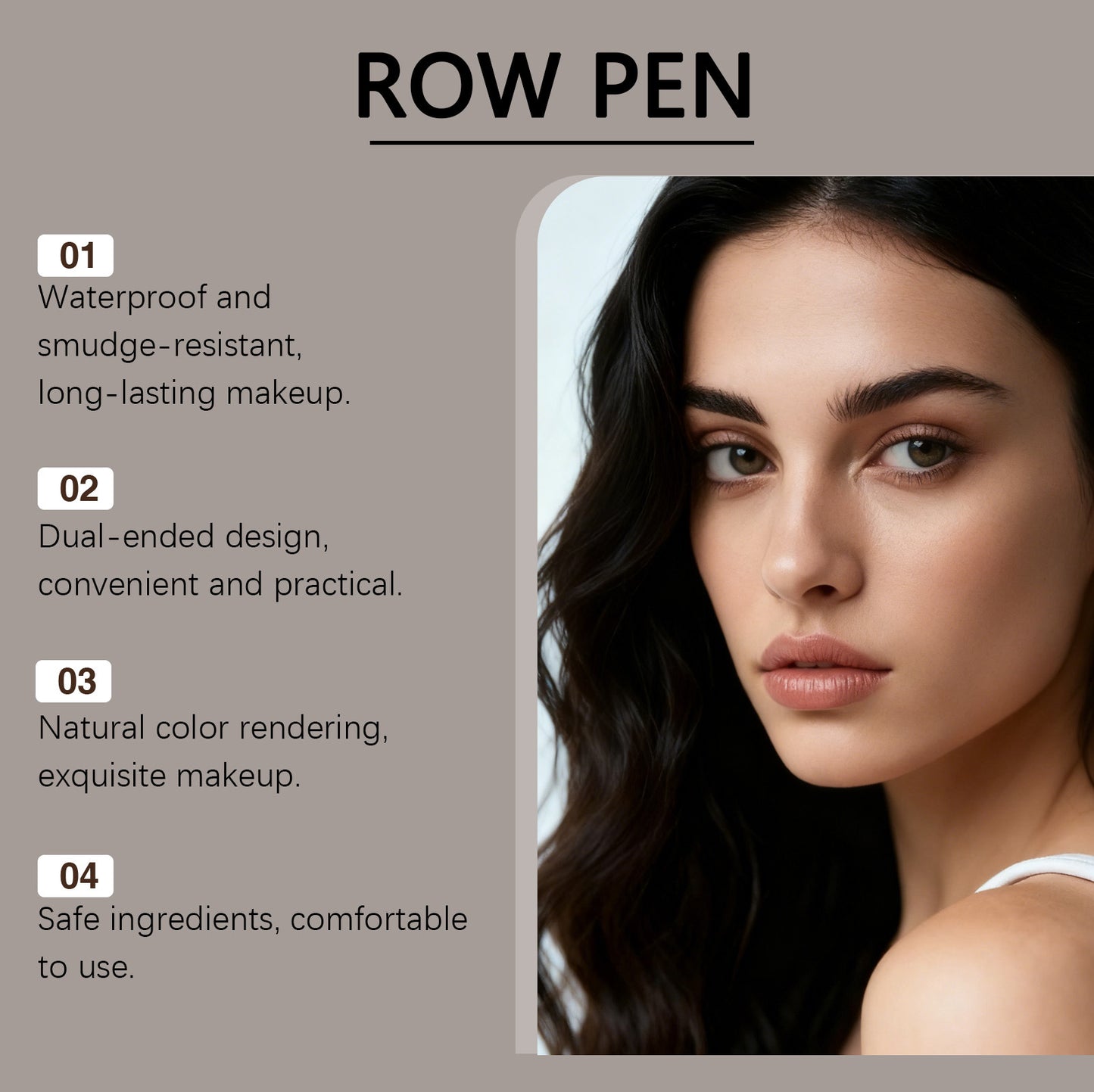Natural Wild Eyebrow Pencil and Brush