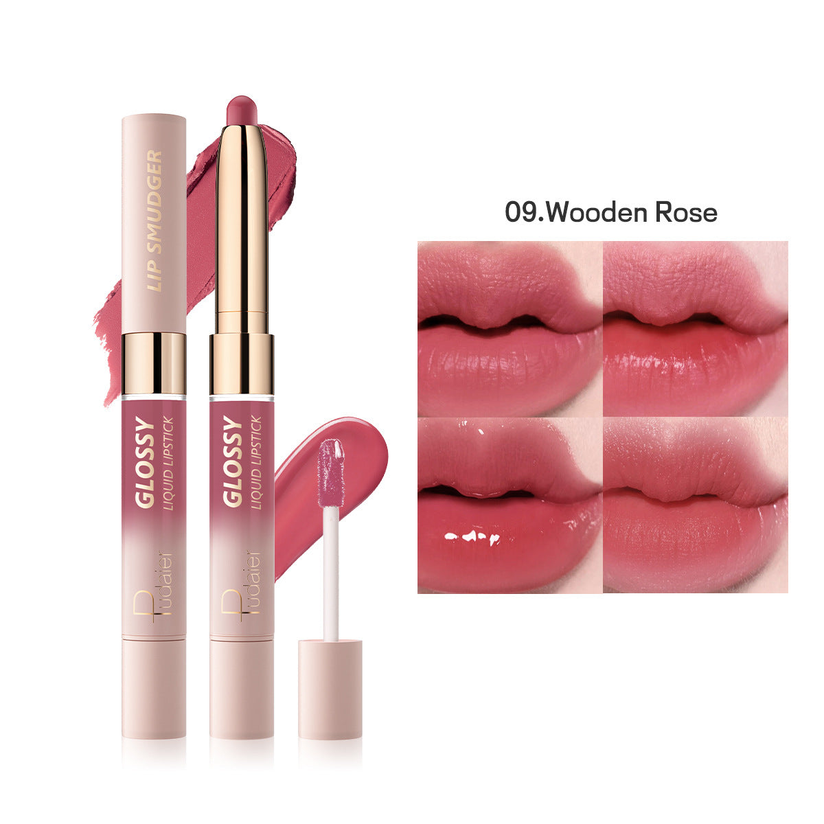 Double-Headed Lip gloss and Lipstick