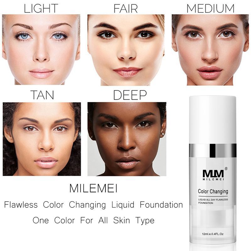 Colour Changing Foundation for Flawless Skin