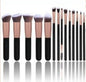 14pcs Wood Handle Makeup Brush Set