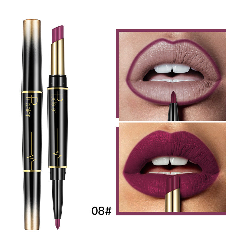 Matte Double-headed Lipstick and Lip Liner