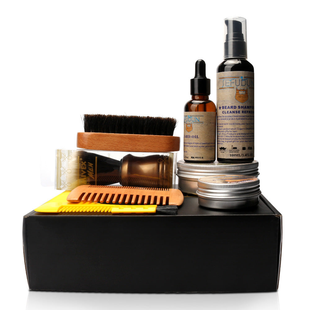 Men’s Complete Beard Care Kit With Tools