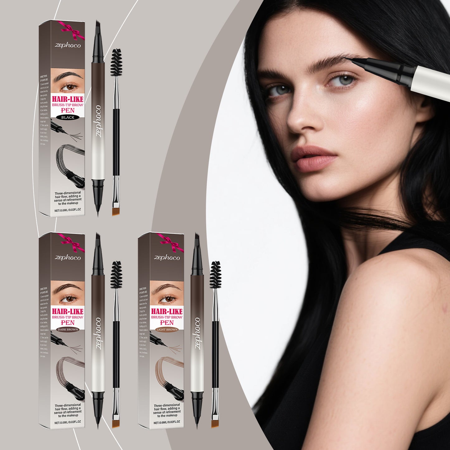 Natural Wild Eyebrow Pencil and Brush