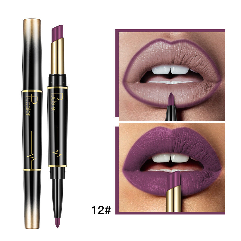Matte Double-headed Lipstick and Lip Liner