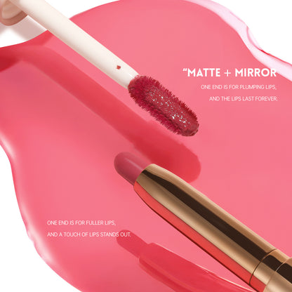 Double-Headed Lip gloss and Lipstick