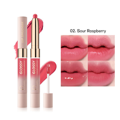Double-Headed Lip gloss and Lipstick