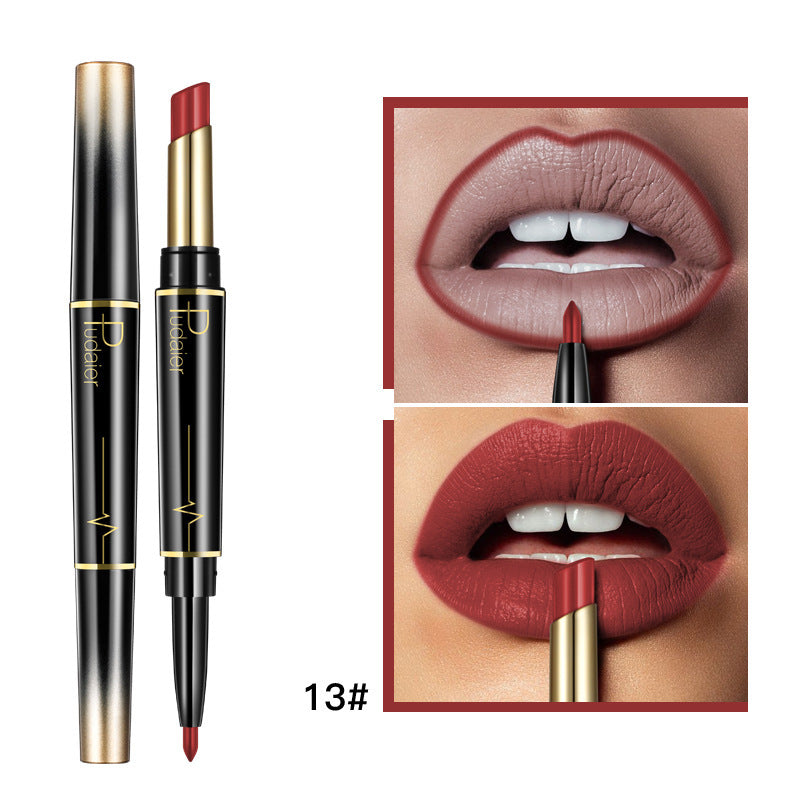Matte Double-headed Lipstick and Lip Liner