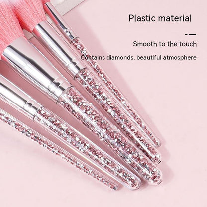 Diamond Handle Makeup Brush Set