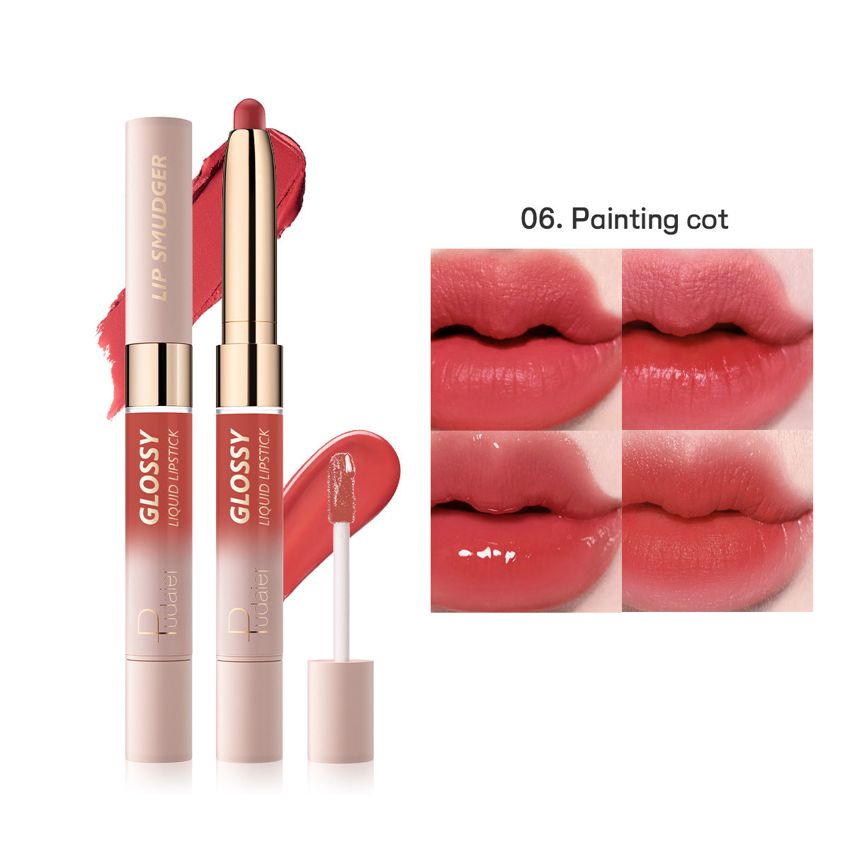 Double-Headed Lip gloss and Lipstick