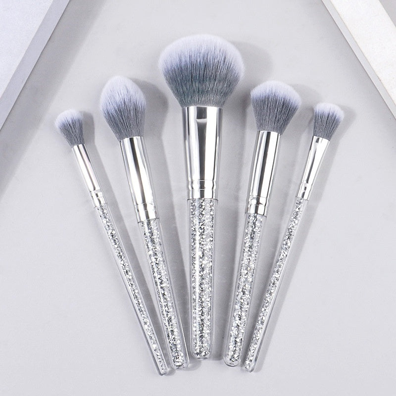 Diamond Handle Makeup Brush Set