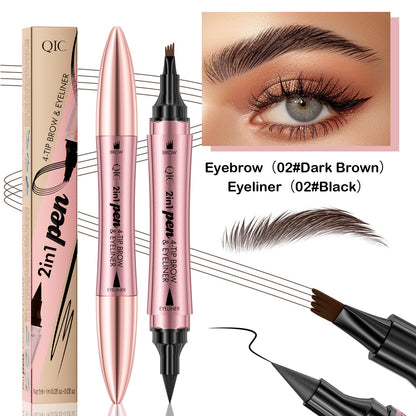 Double-headed Eyebrow Pencil and Eye Liner