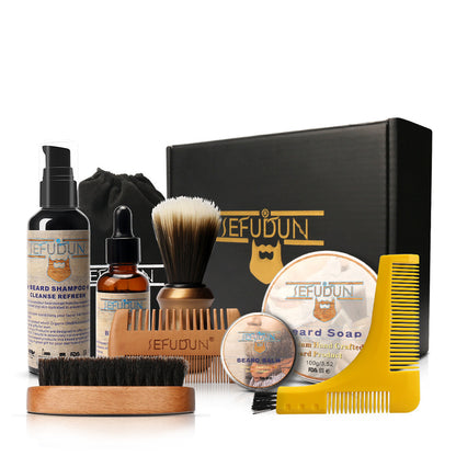 Men’s Complete Beard Care Kit With Tools