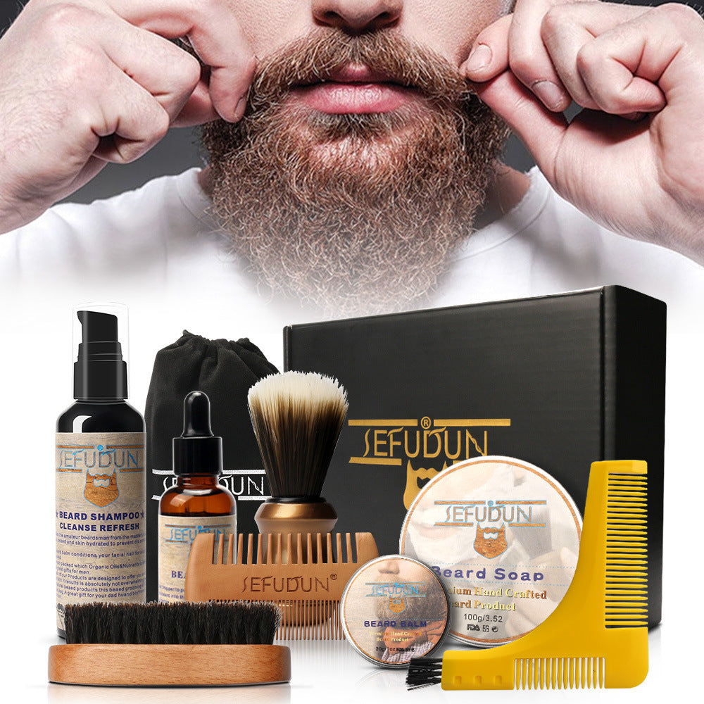 Men’s Complete Beard Care Kit With Tools