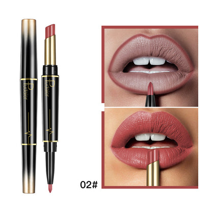 Matte Double-headed Lipstick and Lip Liner