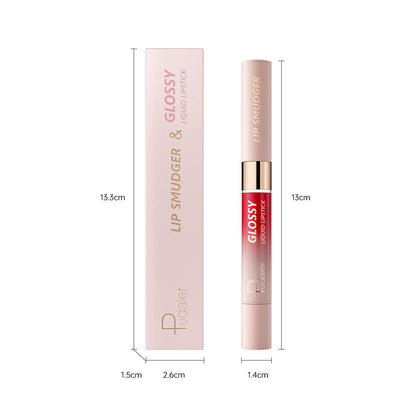 Double-Headed Lip gloss and Lipstick
